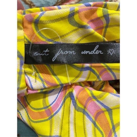 Urban Outfitters x Out From Under Ginger Printed V-Front Bikini Bottom Size M - Picture 6 of 6